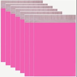 12 PINK POLY MAILERS